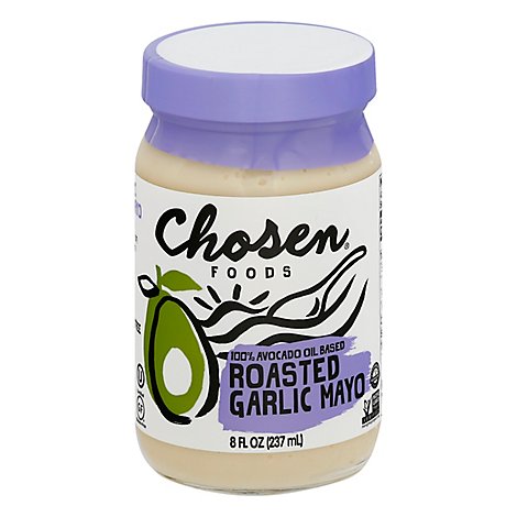 Chosen Foods Mayo Roasted Garlic - 8 Oz
