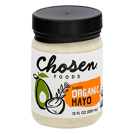 Chosen Foods Classic Mayo Org - 12 Oz