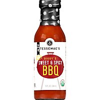 Tessemaes Organic Sauce Diggys BBQ BSweet Spicy - 10 Fl. Oz. - Image 2