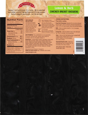 Hemplers Lemon & Herb Chicken Breast Skewers - 16 Oz. - Image 6