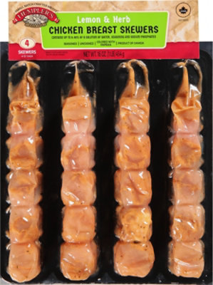 Hemplers Lemon & Herb Chicken Breast Skewers - 16 Oz. - Image 2