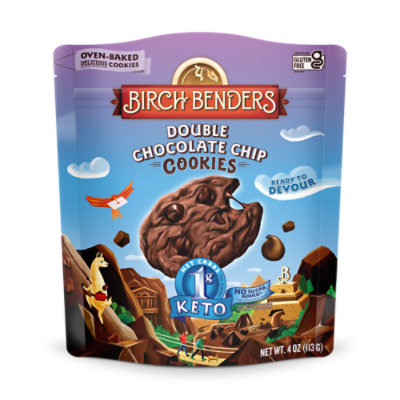 Birch Benders Double Chocolate Chip Cookies - 4 Oz - Image 1