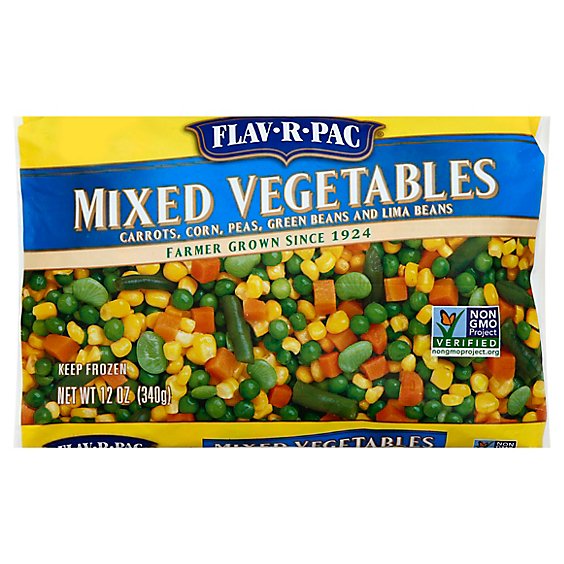 Fav R Pac Mixed Vegetables - 12 Oz