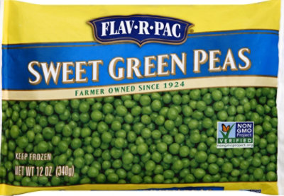 Fav R Pac Sweet Green Peas - 12 Oz - Image 2