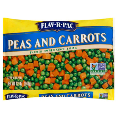 Flav R Pac Peas & Carrots - 12 Oz