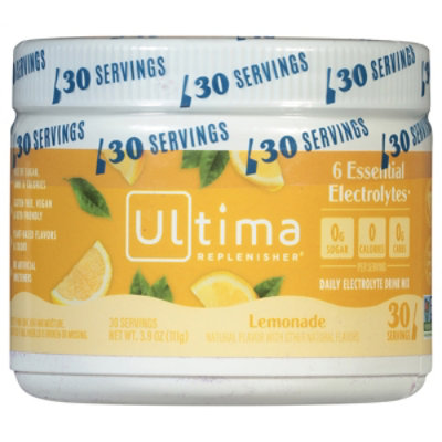 Ultima Rplnshr Electrolytes Lemondade - 105 Gram - Image 2