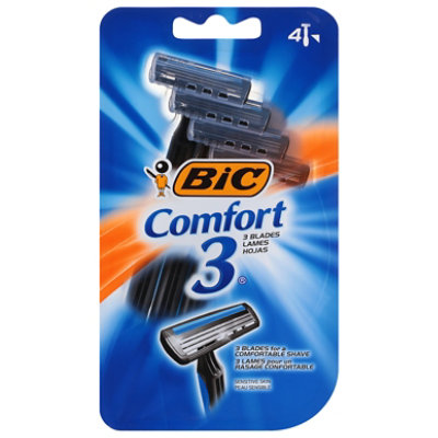 Bic Comfort 3 Mens Shaver - 4 Count - Image 2