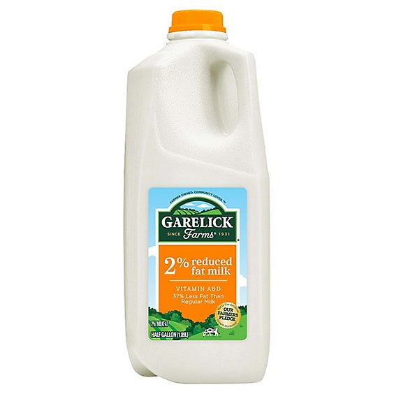 Garelick Farms 2% Reduced Fat Milk - 0.5 Gallon