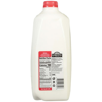 Garelick Farms Whole Milk - 0.5 Gallon - Image 3
