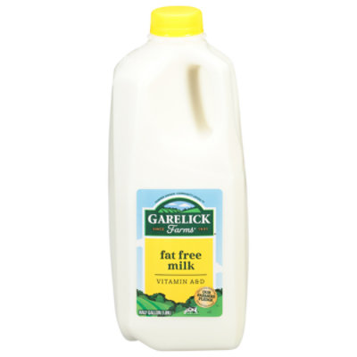 Garelick Farms Fat-Free Milk -0.5 Gallon - Image 4