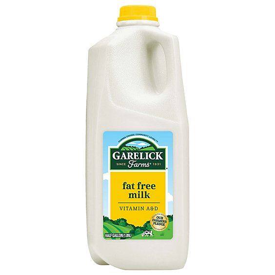 Garelick Farms Fat-Free Milk -0.5 Gallon
