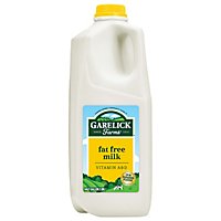 Garelick Farms Fat-Free Milk -0.5 Gallon - Image 1