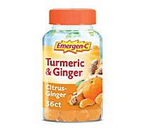 Emergen-C Vitamin Turmeric & Ginger Gummmies 250mg - 36 Count