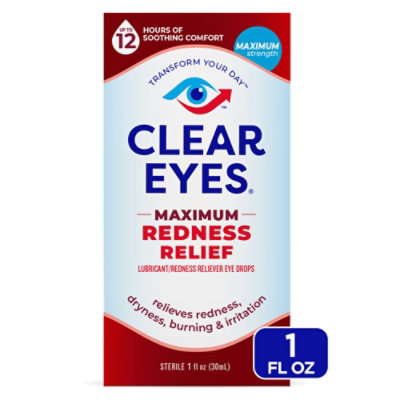 Clear Eyes Max Redness Relief - 1 Fl. Oz.