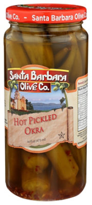 Santa Barbara Okra Pickled Hot - 16 Oz - Image 4