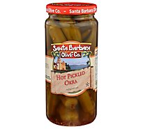 Santa Barbara Okra Pickled Hot - 16 Oz