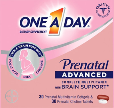 One A Day Prenatal With Choline - 60 Count - Image 2