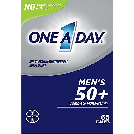 One A Day Mens 50 Plus Advantage - 65 Count - Image 2
