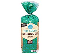 Signature Select Bread Sourdough Thin Sliced - 18 Oz