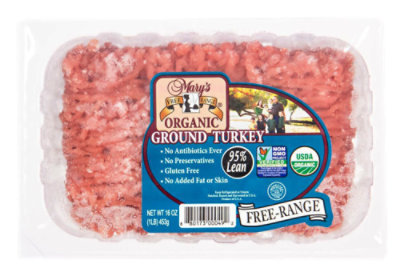 Mary's Organic Ground Turkey Fresh - 16 Oz