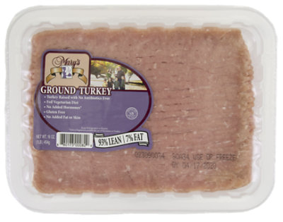 Mary's Ground Turkey Fresh - 16 Oz - Image 1