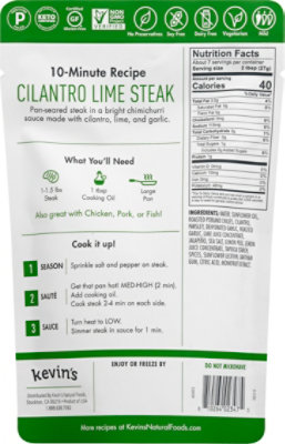 Kevins Natural Foods Sauce Cilantro Lime - 7 Oz - Image 6