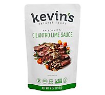 Kevins Natural Foods Sauce Cilantro Lime - 7 Oz