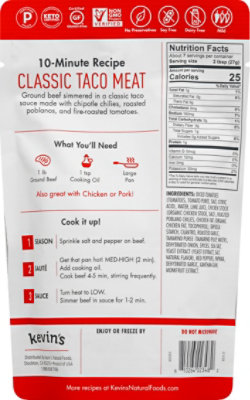 Kevins Natural Foods Taco Sauce Classic - 7 Oz - Image 6