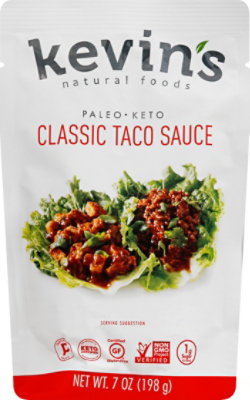 Kevins Natural Foods Taco Sauce Classic - 7 Oz - Image 2