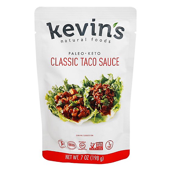Kevins Natural Foods Taco Sauce Classic - 7 Oz