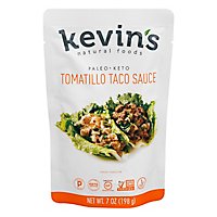 Kevins Nat Foods Taco Sauce Tomatillo - 7 Oz - Image 1