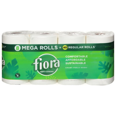 Fiora Mega 8pack Bath Tissue - 8 Roll - starmarket