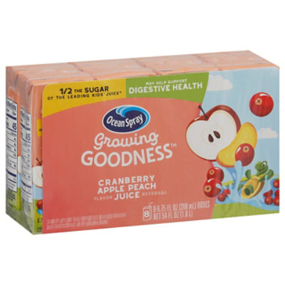 Ocean Spray Growing Goodness Cran App Pe - 8-6.75 Fl. Oz.