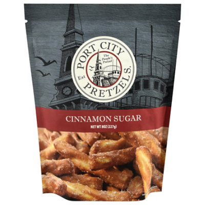 Port City Pretzels Cinnamon Sugar - 8 Oz - Image 1