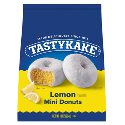Tastykake Lemon Mini Donuts Shareable Lemon Flavored Powered Donuts - 10 Oz - Image 7