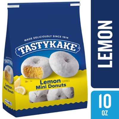 Tastykake Lemon Mini Donuts Shareable Lemon Flavored Powered Donuts - 10 Oz - Image 2