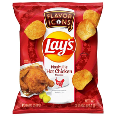 Lays Potato Chips Nashville Hot Chicken - 2.625 Oz - Image 1