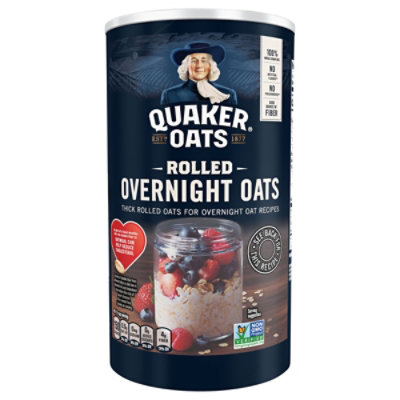 Quaker Rolled Overnight Oats - 19 Oz