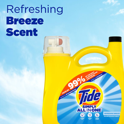 Tide Simply Clean & Fresh Liquid Detergent Refreshing Breeze - 128 Fl. Oz. - Image 4