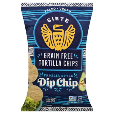 Siete Grain Free Dip Chip Tortilla Chips - 5 Oz