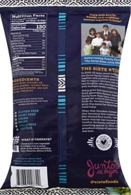 Siete Grain Free Dip Chip Tortilla Chips - 5 Oz - Image 6