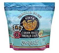 Siete Grain Free Familia Pack Sea Salt Tortilla Chips Multipack - 6-1 Oz