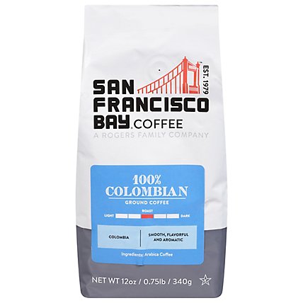 San Francisco Bay Colombian Supremo Ground Coffee - 12 Oz - Image 2