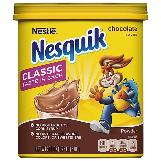 Nesquik Chocolate Powder Drink Mix - 20.1 Oz