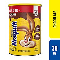 Nesquik Chocolate Flavor Powder Drink Mix Canister - 38 Oz - Image 1