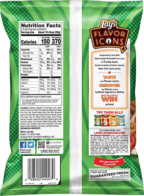 Lays Kettle Cooked Xxvl New York Style Pizza - 2.5 Oz - Image 3