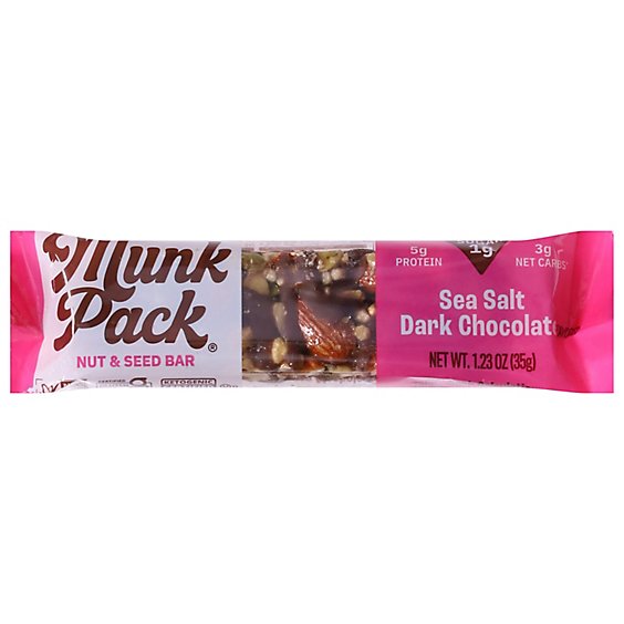 Munk Pack Bar Sea Salt Drk Choc - 1.23 Oz