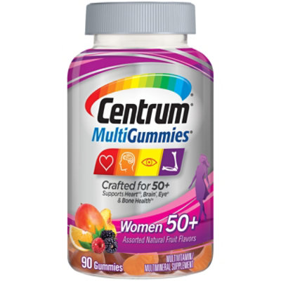  Centrum Multi Womens 50 Plus Gummies - 90 Count 
