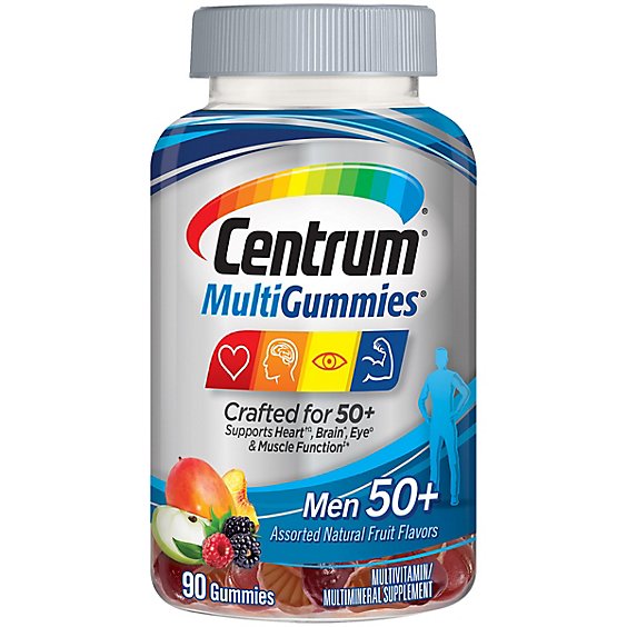 Centrum Mens 50 Plus Multi Gummies - 90 Count