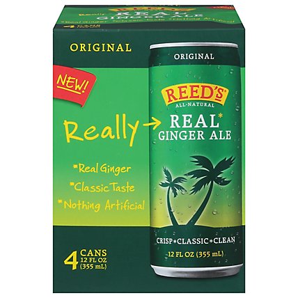 Real Ginger Ale Slim Can - 6-12 Fl. Oz. - Image 3